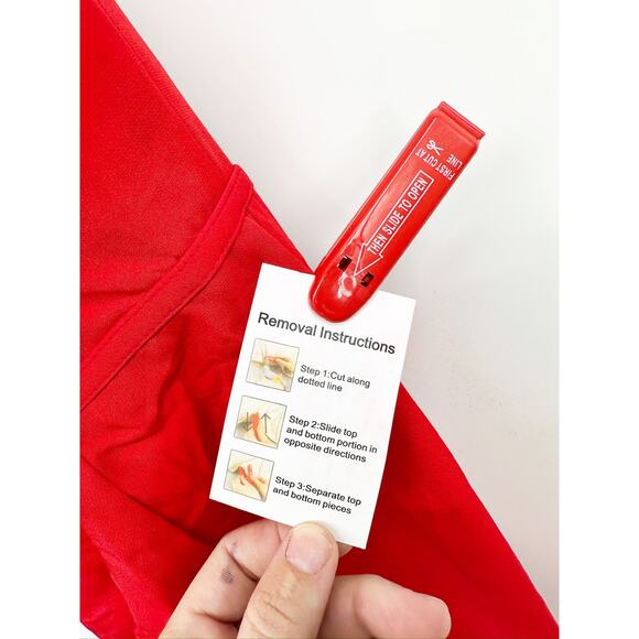 Mac Duggal 26266 Red One Shoulder Jersey Mermaid Gown Size 6 - Picture 6 of 7